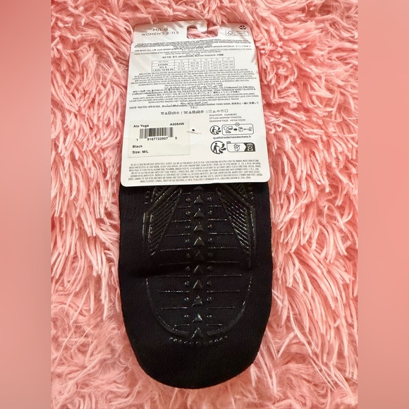 ALO Women's Pivot Barre Sock - Black size m/l (8/11.5) - Picture 5 of 5
